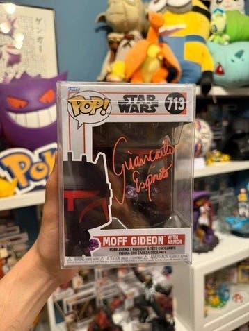 Funko - Funko Pop Moff Gideon with Armor Signed Giancarlo, Nieuw