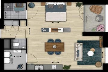Studio Philitelaan in Eindhoven, 50 m² of meer, Eindhoven