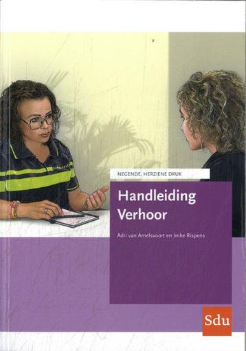 9789012410144 Handleiding Verhoor | Tweedehands, Verzenden, Zo goed als nieuw, Adri van Amelsvoort