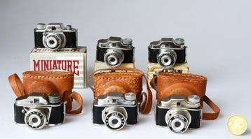 Tougodo 6 vintage Tougodo Hit-type subminiatuur cameras, Nieuw