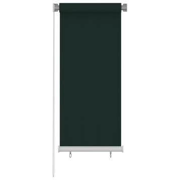 vidaXL Rolgordijn voor buiten 65(B)x140(H) cm HDPE, Verzenden, Nieuw, Groen