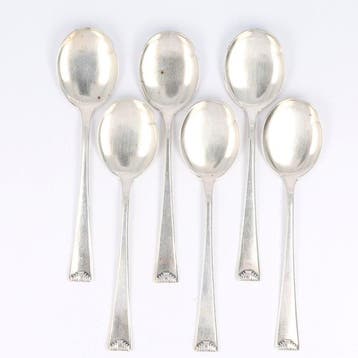 Sachse & Kohl. IJslepel. - Lepel (6) - .800 zilver