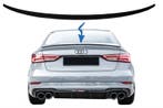 Spoiler Audi A3 8V Limousine Glans Zwart, Ophalen of Verzenden, Nieuw