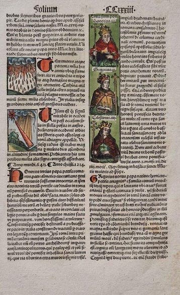Hartmann Schedel - De Kroniek van Neurenberg - Komeet &