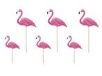 Toppers Flamingo set 6 stuks, Ophalen of Verzenden, Nieuw