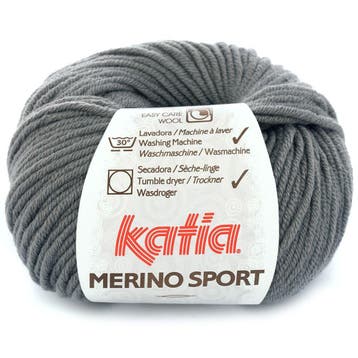 Katia Concept Merino Sport - 11 donkergrijs - Wol Garen, Ophalen of Verzenden, Nieuw