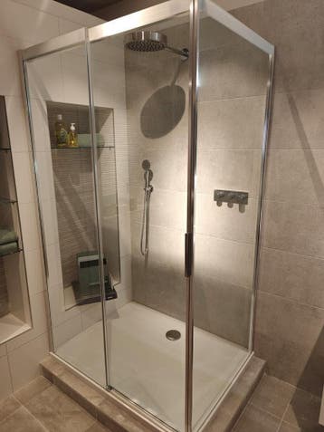 Duka 4200-2 Douchecabine 120x90cm met gratis douchebak 0084, Ophalen, Nieuw, Glas, Douche