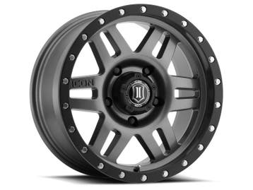 ICON Six Speed 17x8.5 6x135 6mm Offset 5in BS 94mm Bore Gun, Auto-onderdelen, Ophalen of Verzenden, Nieuw