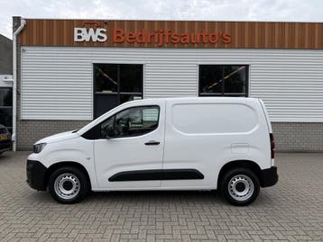 Peugeot Partner 1.2 PureTech Premium / benzine grijs kenteke, Stof, Gebruikt, Euro 6, Overige brandstoffen