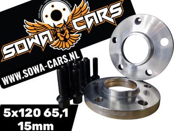 Spoorverbreders Spacers 5x120 65,1 VW T3 T4 T5 T6 T6i 15mm, Verzenden