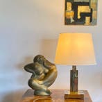 Romeo Rega - Lamp - Verguld messing, Verzilverd messing -