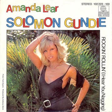 Single vinyl / 7 inch - Amanda Lear - Solomon Gundie, Verzenden, Zo goed als nieuw, 7 inch, Pop