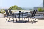 Balkonstoelen Set 2 Zwart | Modern | Beperkte Voorraad, Tuin en Terras, Tuinstoelen, Ophalen of Verzenden, Nieuw, Overige materialen