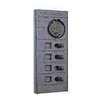 Connex IP65 Waterdicht Schakelpaneel 4 Schakelaars en 12 Vol, Ophalen of Verzenden, Nieuw