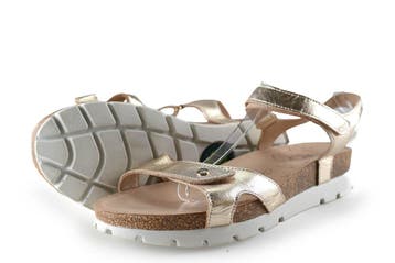 Panama Jack Sandalen in maat 42 Goud, Kleding | Dames, Schoenen, Overige kleuren, Verzenden, Sandalen of Muiltjes, Zo goed als nieuw