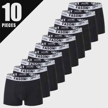 Herenshorts Boxer Briefs 4-Pack - Zwart, Blauw, Grijs - Poly, Verzenden