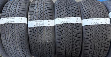 4x 225-50-17 Vredestein Winter 4x7.5mm €70 PerBand 225 50 17, Auto-onderdelen, Banden en Velgen, Ophalen, Gebruikt, 17 inch, Winterbanden