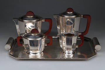 Koffie- en theeservies - Verzilverd