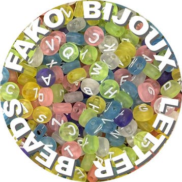 Fako Bijoux - Letterkralen - Letter Beads - Alfabet Kralen -, Verzenden, Nieuw