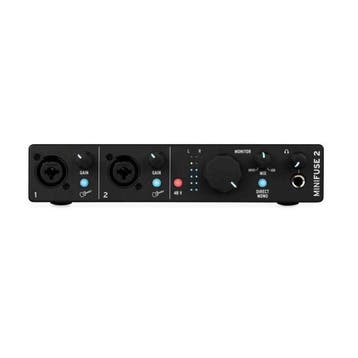 Arturia MiniFuse 2 Black 2-in/2-uit USB-C Audio Interface, Muziek en Instrumenten, Ophalen of Verzenden, Nieuw