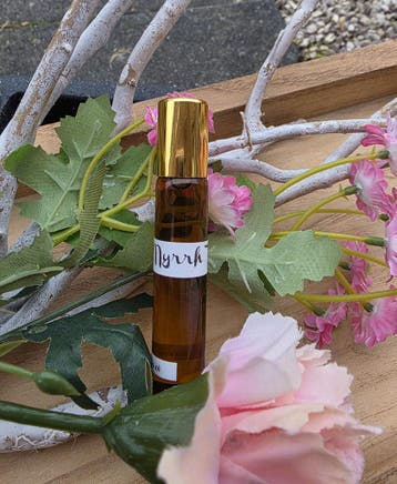 Handgemaakte roll-on parfum olie MYRRH en TONKA - honing -, Sieraden, Tassen en Uiterlijk, Uiterlijk | Parfum, Nieuw