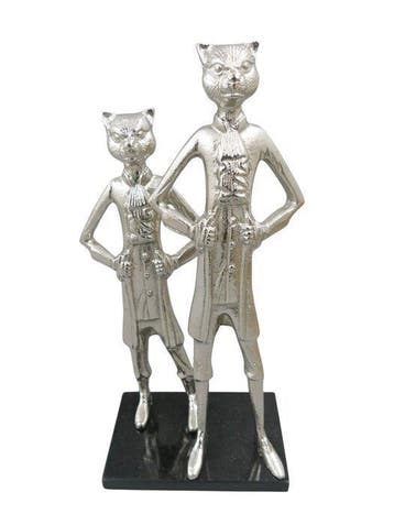 Beeldje - Beeldje - Proud cats - 67 cm - Aluminium -