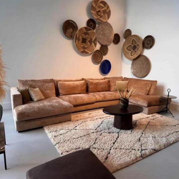 Popoline modulaire hoekbank | Easy Sofa, Ophalen of Verzenden, Nieuw