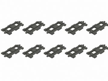 LEGO DUPLO 10x Rechte Treinsporen (Lot), Kinderen en Baby's, Speelgoed | Duplo en Lego, Verzenden, Zo goed als nieuw