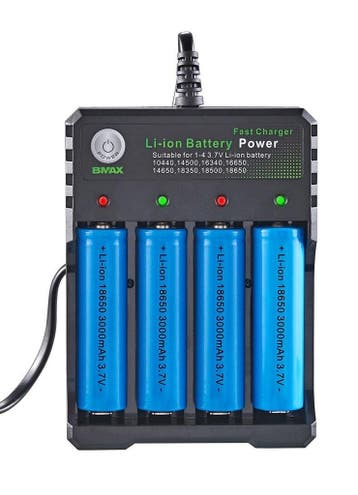 DrPhone BC4S - Batterijlader - 4 Slots - Oplaad indicator -, Verzenden, Nieuw