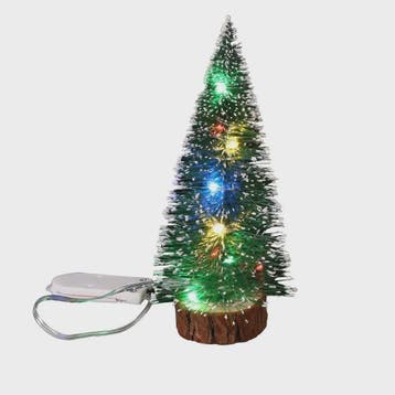 Mini Kerstboom met LED Verlichting - Sfeervolle Tafeldecorat, Verzenden, Nieuw
