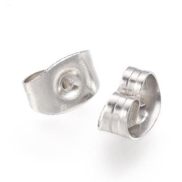 10 x Non-tarnish 316 chirurgisch RVS oorbelstoppers, vlin..., Ophalen of Verzenden, Nieuw, Overige typen