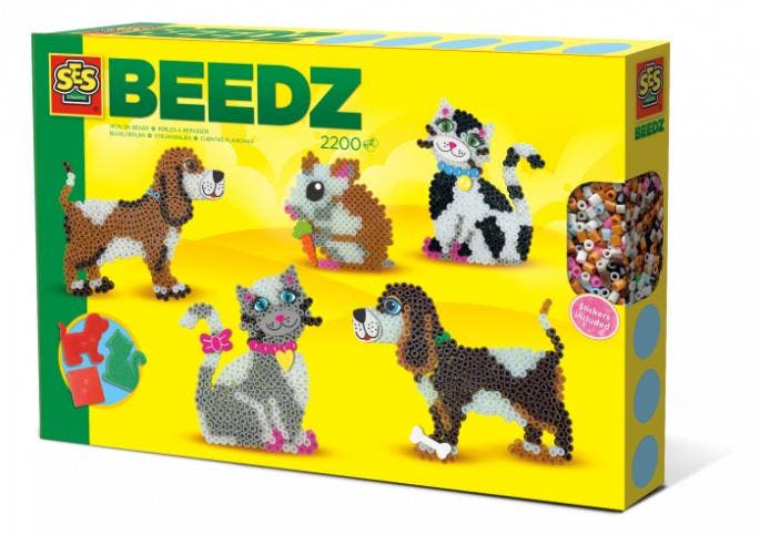 Strijkkralen huisdieren (Knutselpakketten), Kinderen en Baby's, Speelgoed | Educatief en Creatief, Knutselen, Nieuw, Verzenden