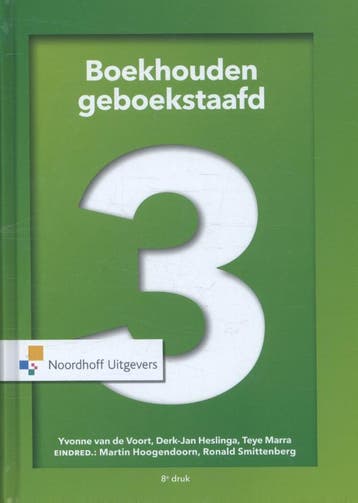 Boekhouden geboekstaafd 3 - Teye Marra 9789001846015, Verzenden, Zo goed als nieuw, Teye Marra
