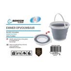 Benson Opvouwbare emmer - 5 liter - compact en veelzijdig, Ophalen of Verzenden