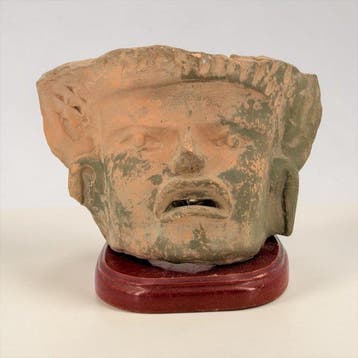 Decoratief ornament - Azteekse krijger