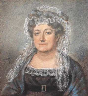 Anton Ulrik Berndes (1757-1844) - Dame au bonnet de dentelle