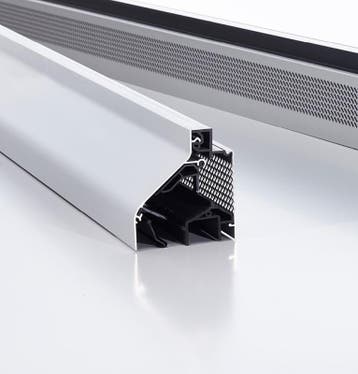 Ventilatierooster DucoLine 10/17/23 DAR aluminium, Ophalen of Verzenden, Nieuw