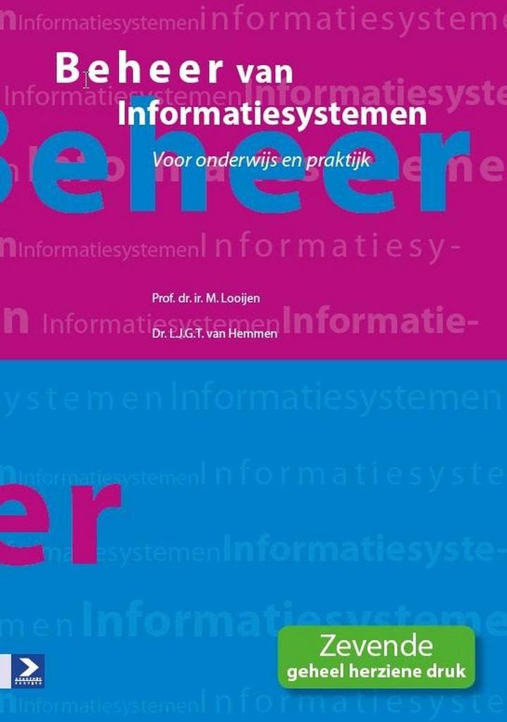 9789462450936 Beheer van informatiesystemen | Tweedehands, Boeken, Schoolboeken, Zo goed als nieuw, Verzenden