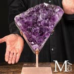 Eersteklasse Amethist Drusy - Diepe Paarse Kleur - Mega, Verzamelen, Mineralen en Fossielen