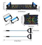 3-in-1 Opvouwbare Push-up Board met Banden Set, Verzenden, Nieuw