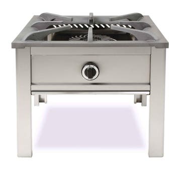 HCB Wokbrander - hokker - 12 kW - aardgas - RVS, Verzenden, Nieuw in verpakking