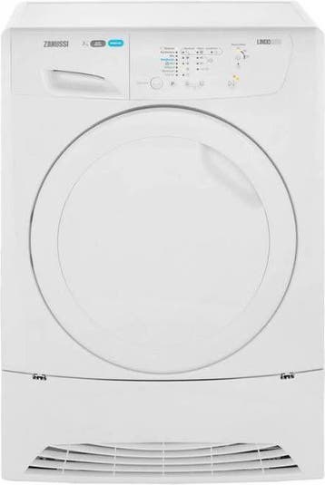 Zanussi ZDH7332P - Warmtepompdroger - 7 kg - Energieklasse, Ophalen of Verzenden, Zo goed als nieuw, Voorlader, 85 tot 90 cm