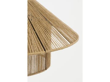 Mica Decorations Elsa - Hanglamp - H28 x Ø50 cm - Jute -, Verzenden, Nieuw