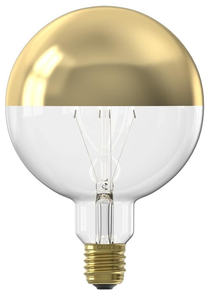 OP=OP Calex LED Kopspiegel Goud G125 E27 4W 200lm 1800K d..., Huis en Inrichting, Lampen | Overige, Nieuw, Ophalen of Verzenden
