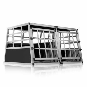 Transportbench voor Honden XL Aluminium 89x70x51cm, Dieren en Toebehoren, Verzenden, Nieuw