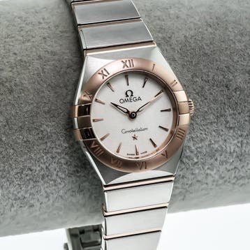 OMEGA - 25 mm, stainless steel – Sedna gold on stainless, Nieuw