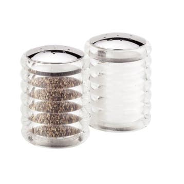 RVS zout en peper vaatjes | 7 cm, Verzenden