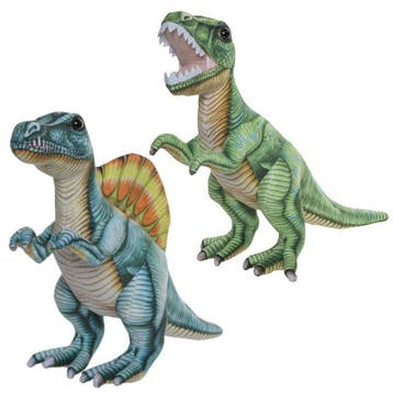 T-Rex en Stegosaurus knuffels - pluche - 30 cm - dinosaurus, Verzenden, Nieuw