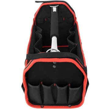 Gereedschapstas Zwart/Rood 42cm (Voor in Huis), Doe-het-zelf en Verbouw, Verzenden, Nieuw