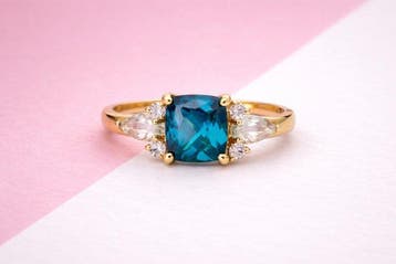 Zonder minimumprijs - Verlovingsring Zilver - 1.20ct. tw.